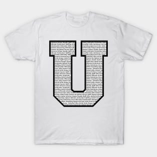 U Black T-Shirt